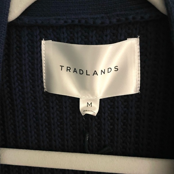 NEW Tradlands Deep Blue Women's COTTON Cardigan - Picture 6 of 8